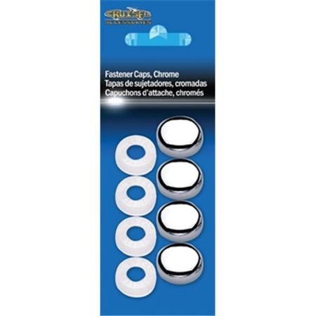 Cruiser Accessories Cruiser Accessories 82630 Fastener Caps; Chrome; Pack of 24 82630